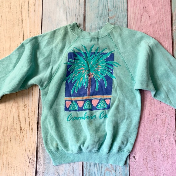 Vintage kids cambria ca long sleeve crew neck sweater - Picture 3 of 7